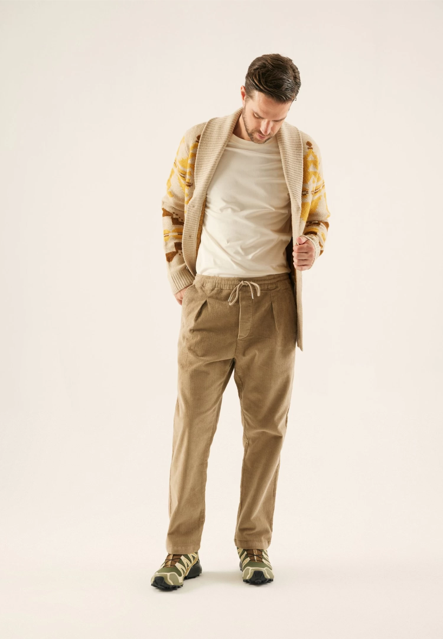 Pier One Corduroy - Pantaloni - Beige 4 Pier One Corduroy - Pantaloni - Beige - immagine 2