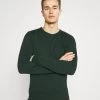 Pier One Basic CrewneckMaglioneMottled Dark Green Uomo Maglieria PI922Q009-M12 -Pier One c661d1e3c864447eb509c2e31c6d4022
