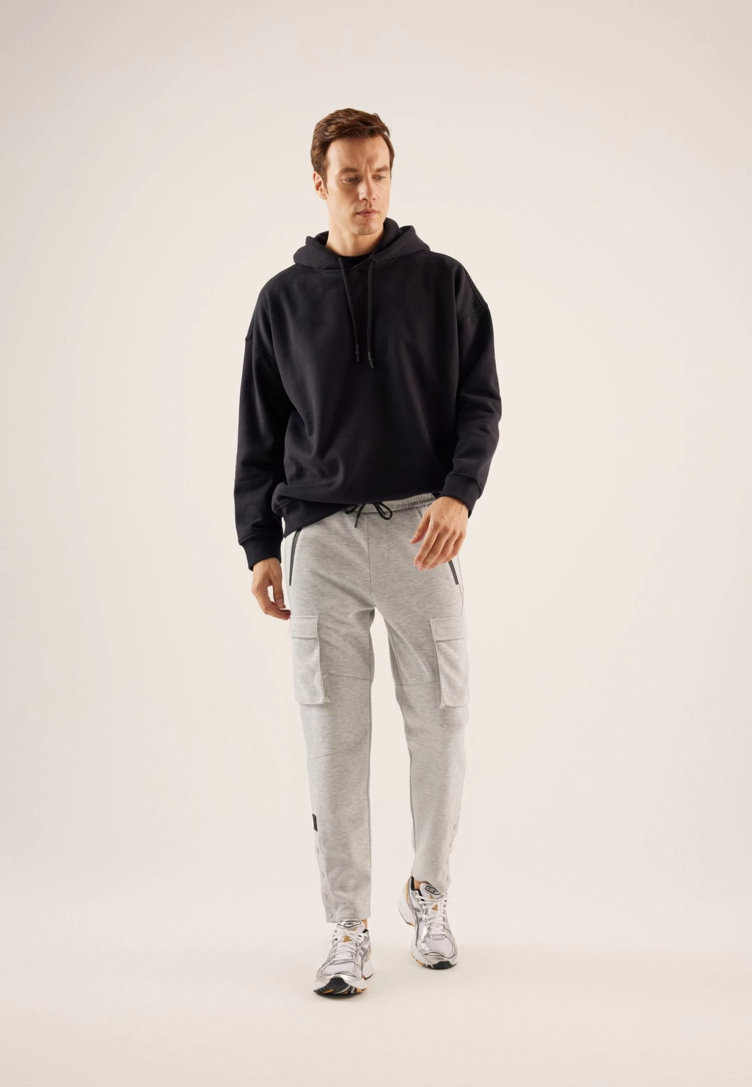 Pier One Pantaloni SportiviMottled Light Grey Uomo Pantaloni PI922E05P-C11 4 Pier One Pantaloni SportiviMottled Light Grey Uomo Pantaloni PI922E05P-C11 - immagine 2