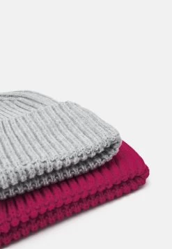 Pier One Unisex 2 Pack - Berretto - Red/Grey -Pier One cb0fc487d13545b9b128df4364bdabab