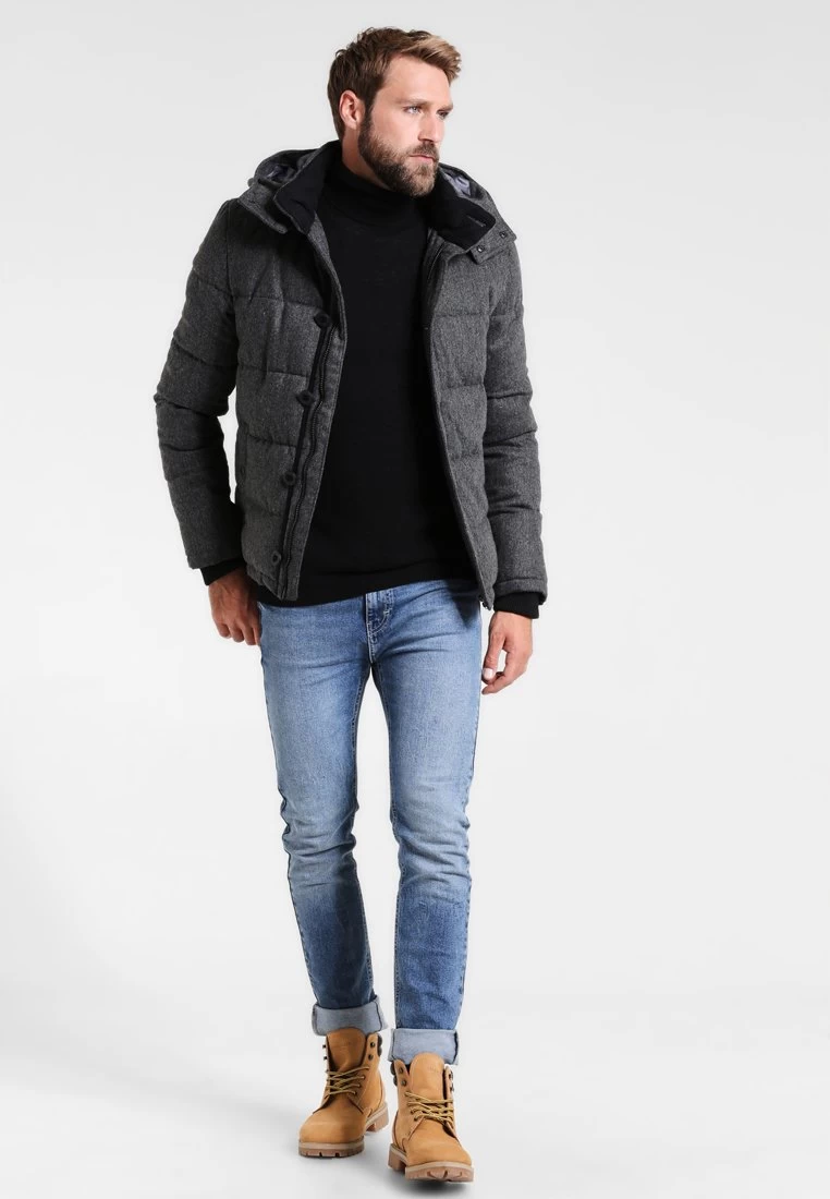 Pier One Giacca InvernaleGrey Melange Uomo Giacche PI922LA0G-C11 4 Pier One Giacca InvernaleGrey Melange Uomo Giacche PI922LA0G-C11 - immagine 2
