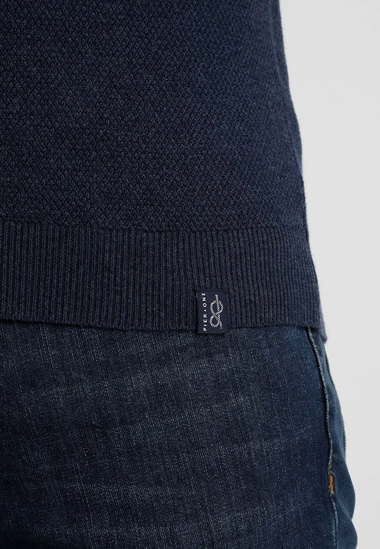 Pier One MaglioneMottled Dark Blue Uomo Maglieria PI922Q02G-K11 6 Pier One MaglioneMottled Dark Blue Uomo Maglieria PI922Q02G-K11 - immagine 4