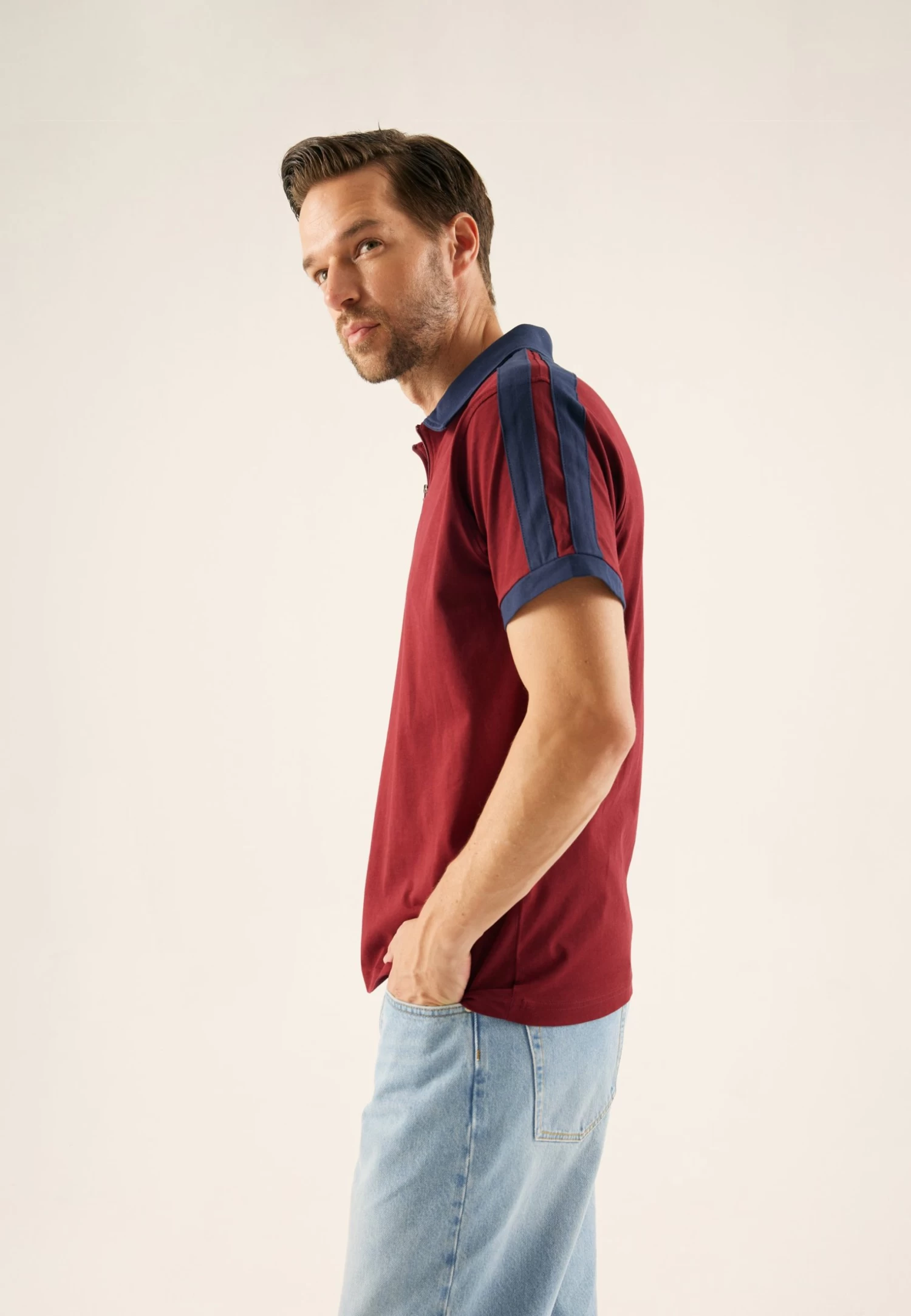 Pier One PoloBordeaux Uomo T-shirt E Polo PI922P08B-G11 6 Pier One PoloBordeaux Uomo T-shirt E Polo PI922P08B-G11 - immagine 4