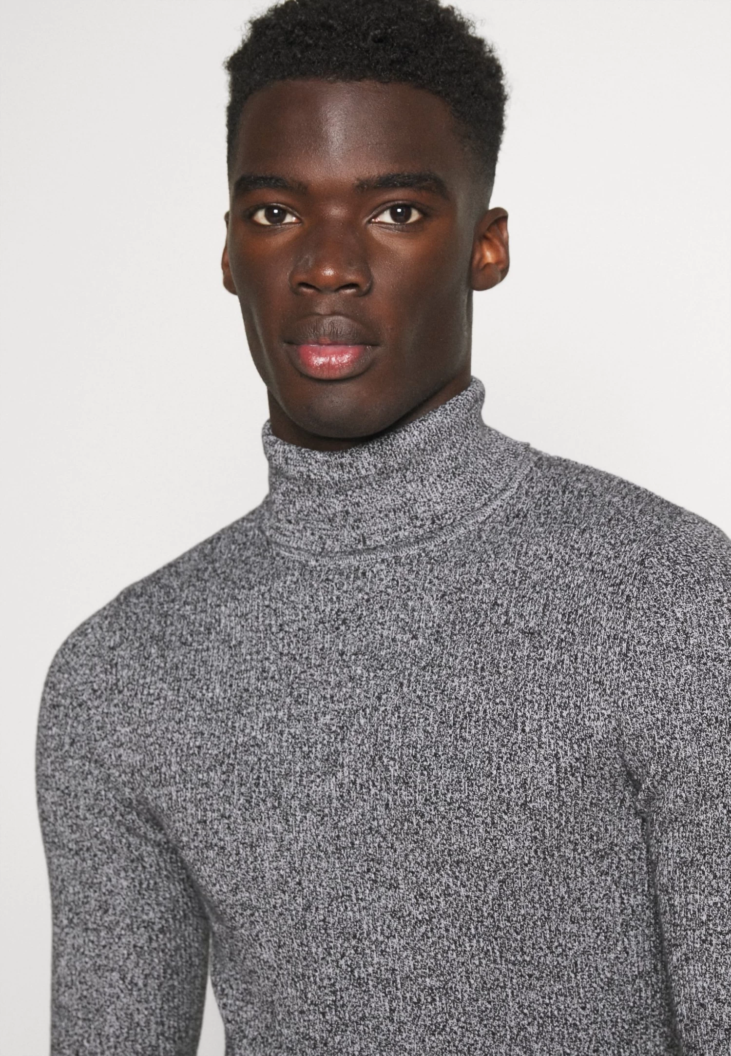 Pier One Muscle Fit TurtleMaglioneMottled Grey Uomo Maglieria PI922Q07V-C11 6 Pier One Muscle Fit TurtleMaglioneMottled Grey Uomo Maglieria PI922Q07V-C11 - immagine 4