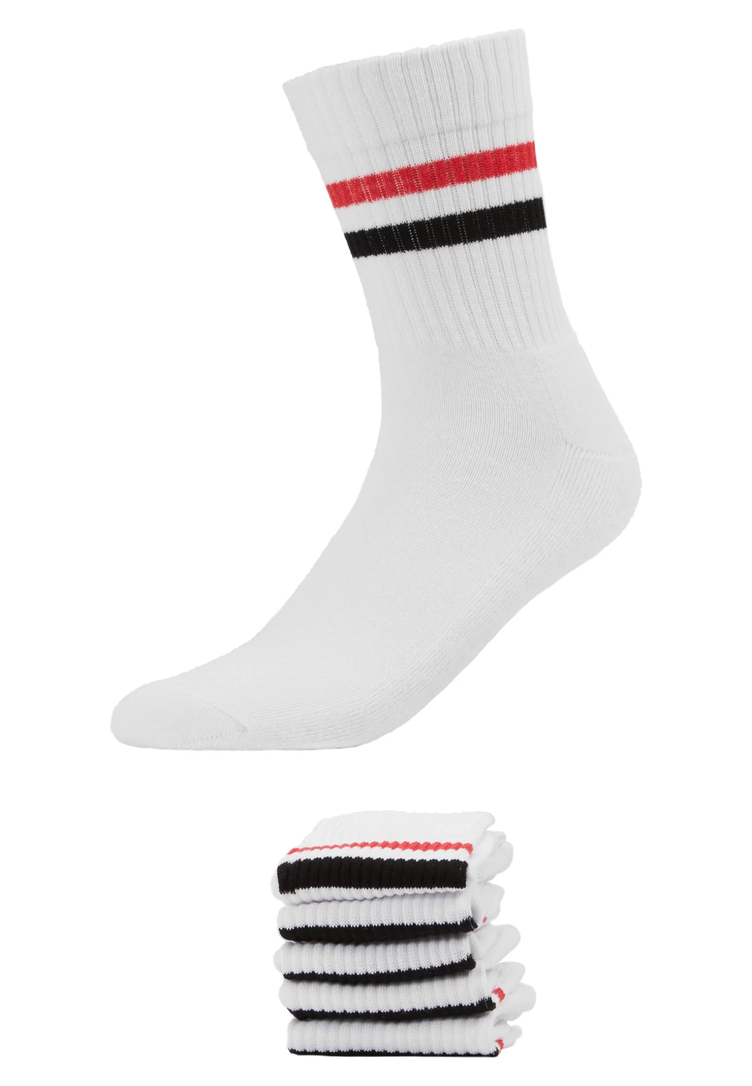 Pier One 5 Pack - Calze - White/Red/Black 4 Pier One 5 Pack - Calze - White/Red/Black - immagine 2