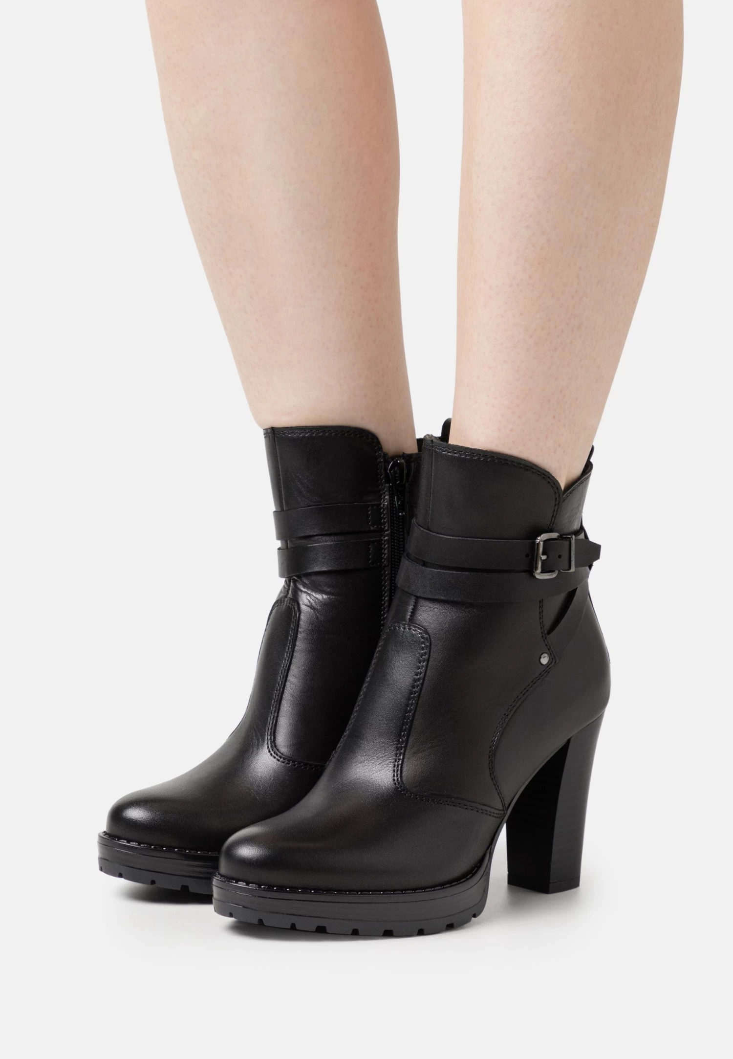 Pier One Leather Stivaletti Con PlateauBlack Donna Stivali PI911N09P-Q11 3 Pier One Leather Stivaletti Con PlateauBlack Donna Stivali PI911N09P-Q11