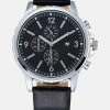 Pier One OrologioBlack/Silver-Coloured Uomo Orologi PI952M01B-Q11 -Pier One e82b9088d16947b1aec20bc8526455b7