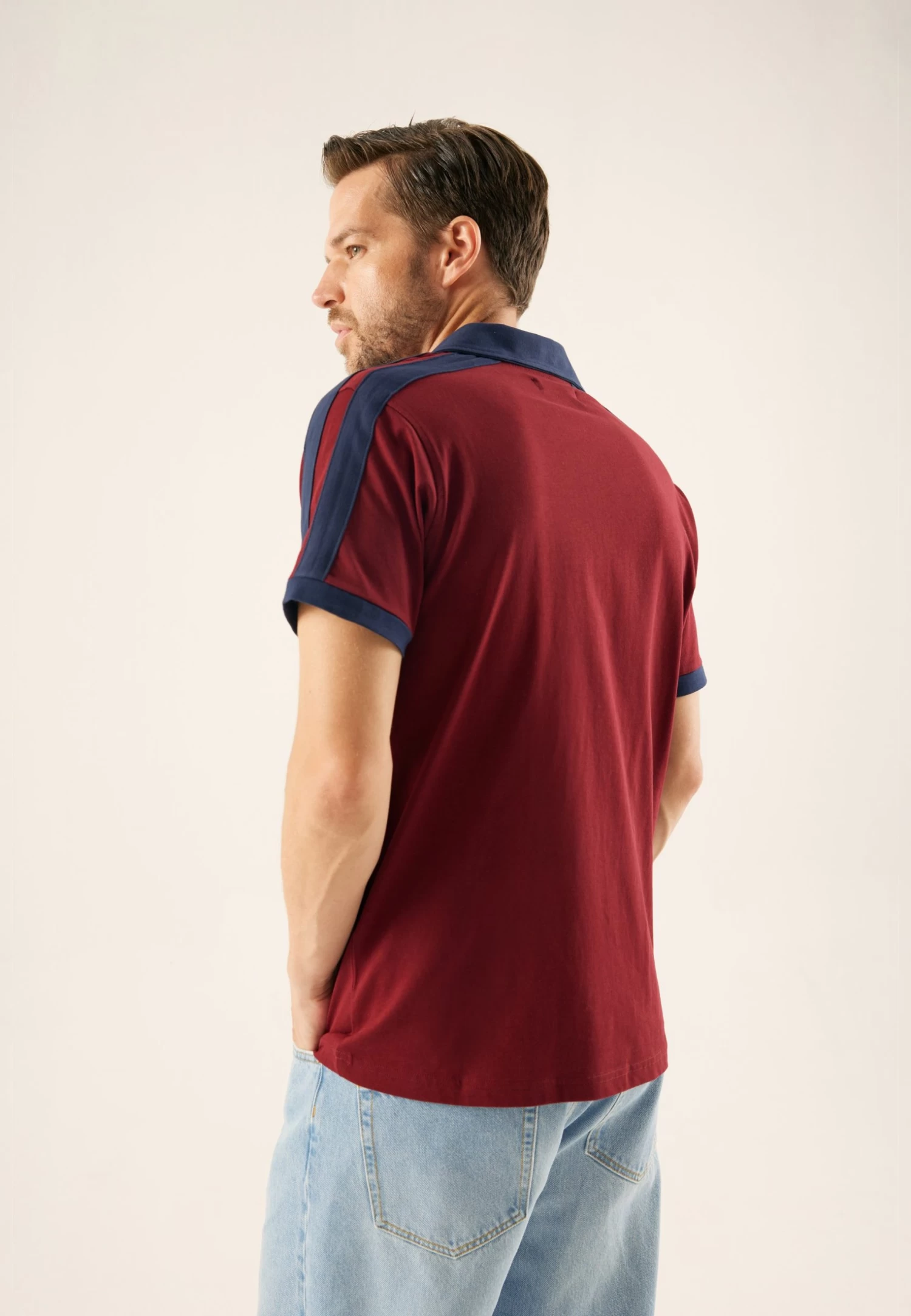 Pier One PoloBordeaux Uomo T-shirt E Polo PI922P08B-G11 5 Pier One PoloBordeaux Uomo T-shirt E Polo PI922P08B-G11 - immagine 3