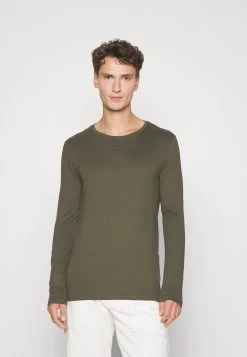 Pier One 2 PackMaglietta A Manica LungaBlack/Khaki Uomo T-shirt E Polo PI922O0GT-Q12 -Pier One ea81510192644df0b8474502b4279a35