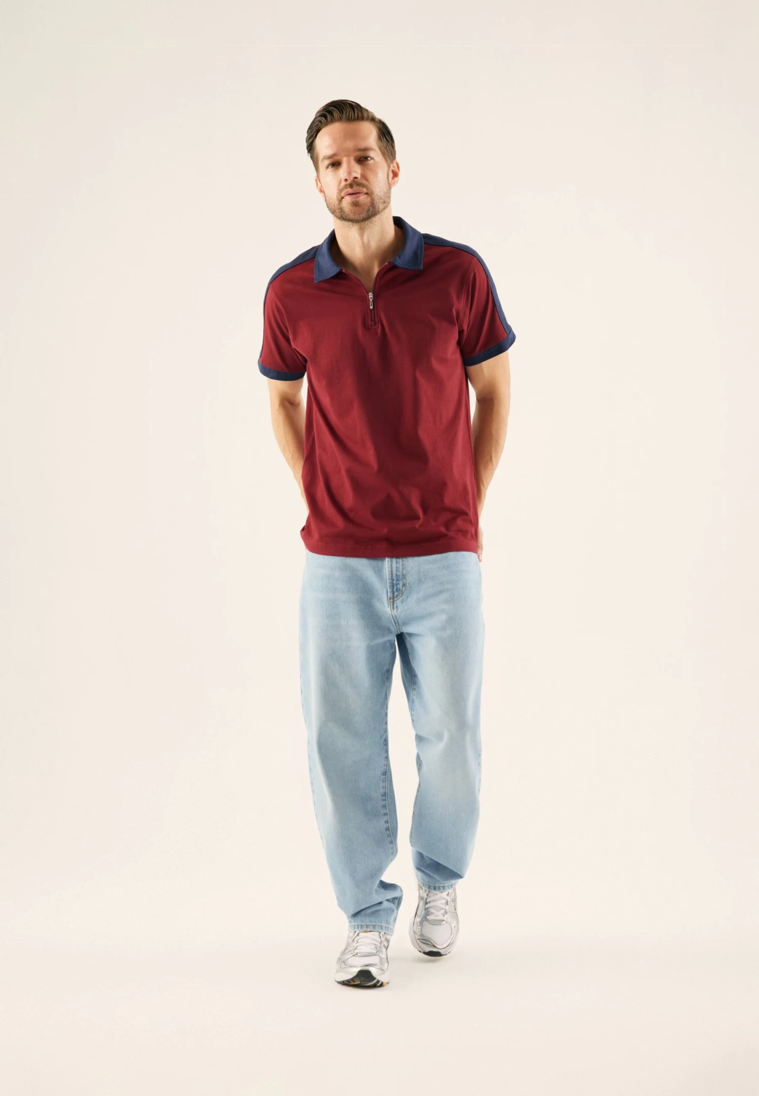 Pier One PoloBordeaux Uomo T-shirt E Polo PI922P08B-G11 4 Pier One PoloBordeaux Uomo T-shirt E Polo PI922P08B-G11 - immagine 2