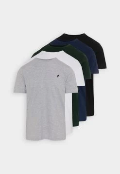 Pier One 5 PackT-Shirt BasicWhite/Ark Green/Blue Uomo T-shirt E Polo PI922O0TV-A14 19 Pier One 5 PackT-Shirt BasicWhite/Ark Green/Blue Uomo T-shirt E Polo PI922O0TV-A14 -Pier One ec9f5ea8a1c14a7d833423c8e43ff5c2