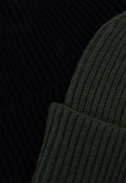 Pier One Unisex 2 PackBerrettoBlack/Khaki Uomo Cappellie Berretti PI954P00N-Q14 -Pier One ecb2c8ad086f4ace9e748cd9a809f0c7