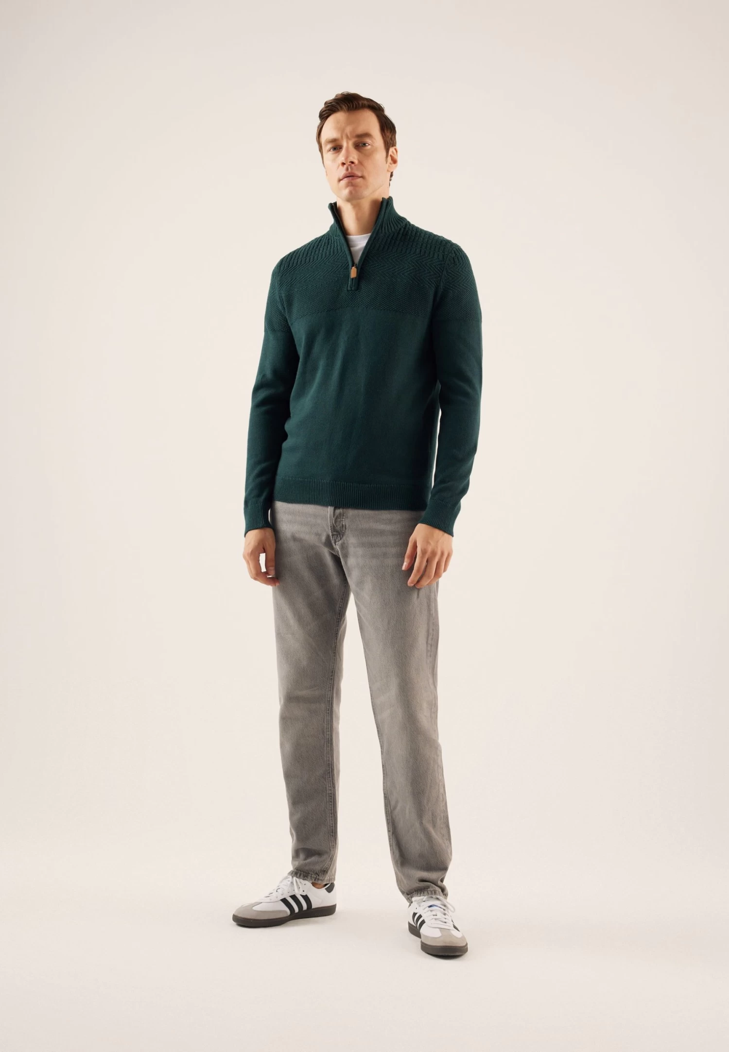 Pier One MaglioneDark Green Uomo Maglieria PI922Q029-M11 4 Pier One MaglioneDark Green Uomo Maglieria PI922Q029-M11 - immagine 2