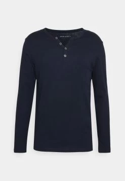Pier One Maglietta A Manica LungaDark Blue Uomo T-shirt E Polo PI922OA2T-K11