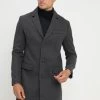 Pier One Wheeler Coat Cappotto ClassicoMottled Grey Uomo Cappotti PI922T00P-C11 -Pier One f4194d22de8c403c8879850357f28bed
