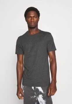 Pier One 3 PackT-Shirt BasicBlack/Mottled Dark Grey/Bordeaux Uomo T-shirt E Polo PI922O0GQ-Q16 -Pier One fbb1fa11fda54722bafd9df33f46d342